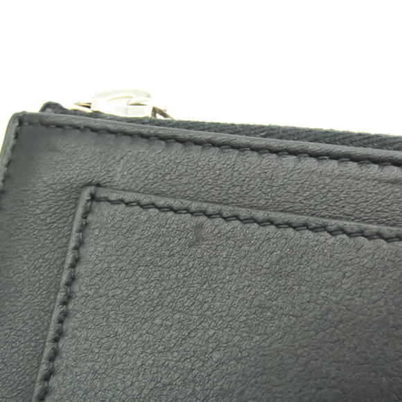 BALENCIAGA 655594 Unisex Calfskin Card Wallet Black - Picture 4 of 10